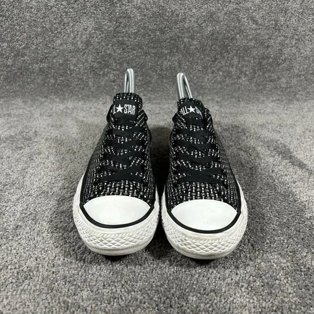 Converse Chuck Taylor All Star Hex Jacquard OX 119121F Women’s Sz 7 Black Shoes